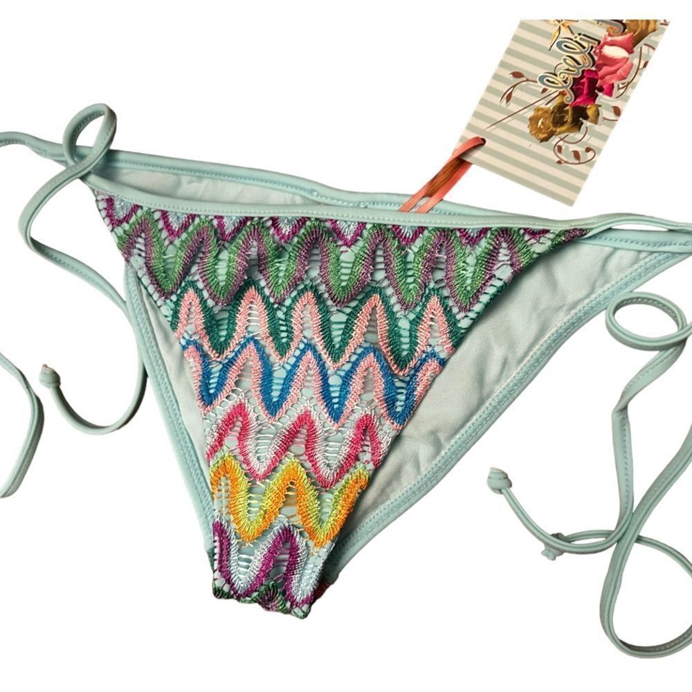 Luli Fama Caricias de Colores Bikini Bottom nwt